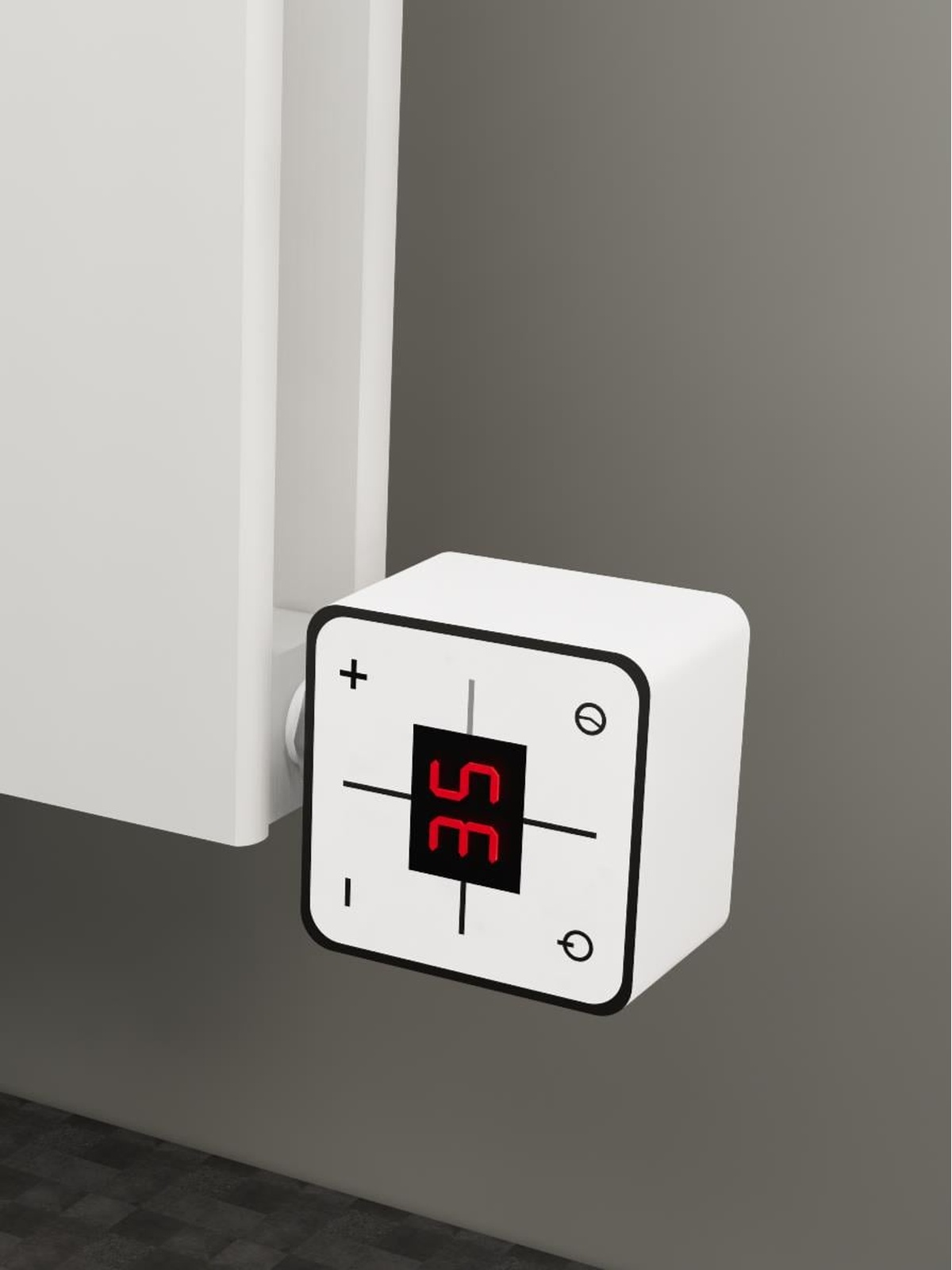 Floransa-X Hybrid Elektrischer Spiegelheizkörper - 900W