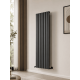 Livera 1200 x 415 Anthracite Vertical Radiator — 1200x415 Anthracite