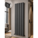 Aspar 2000 x 590 Black Vertical Decorative Radiator