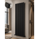 Aspar 2000 x 590 Black Vertical Decorative Radiator — 2000x590 Black