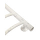 ELEGANT 800 BEYAZ SERAMİK PASLİANMAZ ÇELİK DEKORATİF HAVLUPAN - 3