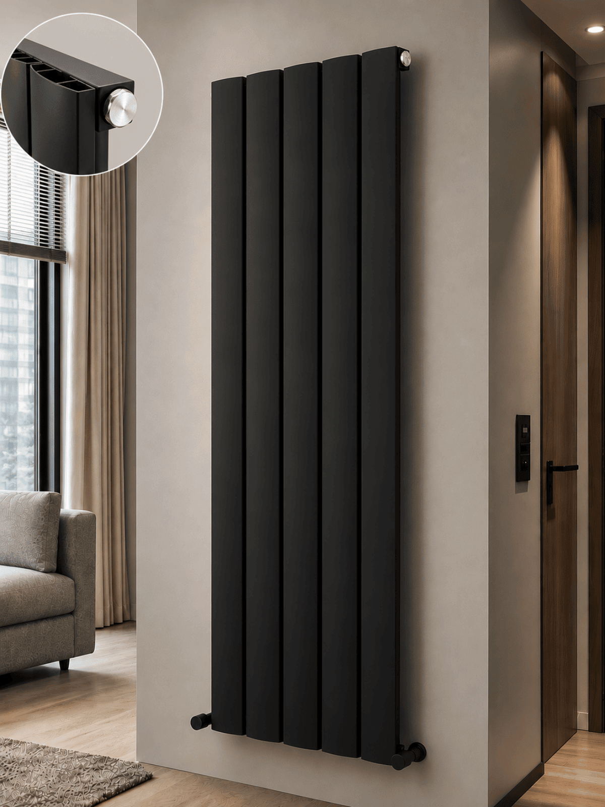 Aspar Vertikaler Designheizkörper